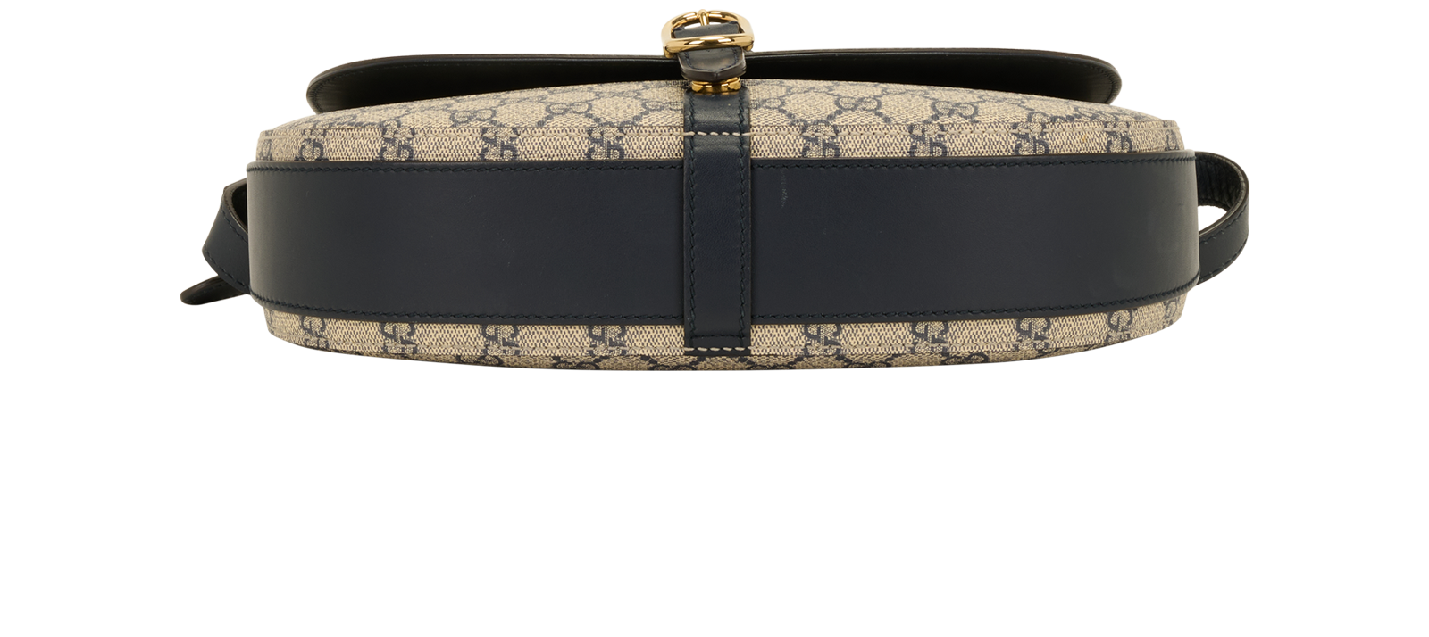 GG Satchel, &pound;750, Handbags, Beige/Navy, Canvas/Leather, Top view